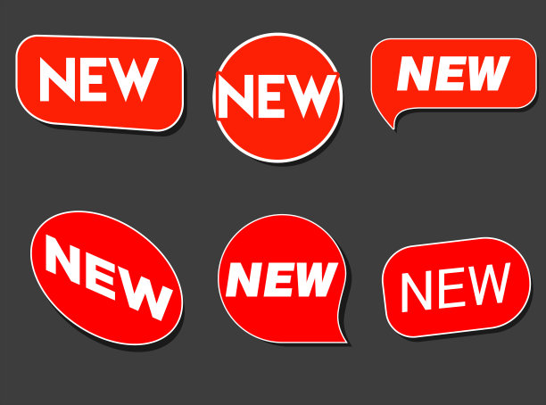 收集现代彩色新笔记标签标记标签图片下载