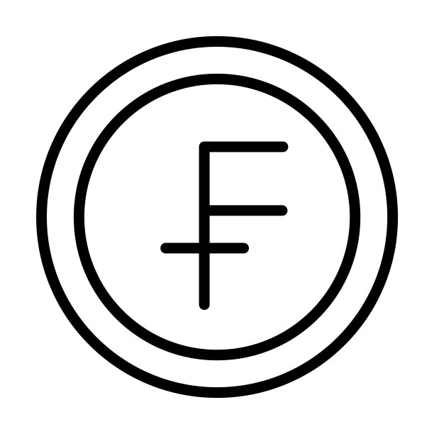 瑞士法郎从电子商务和收款图标。薄线性瑞士法郎，现金，瑞士轮廓图标孤立在白色背景。线矢量瑞士法郎符号，网络和移动的符号。图片下载