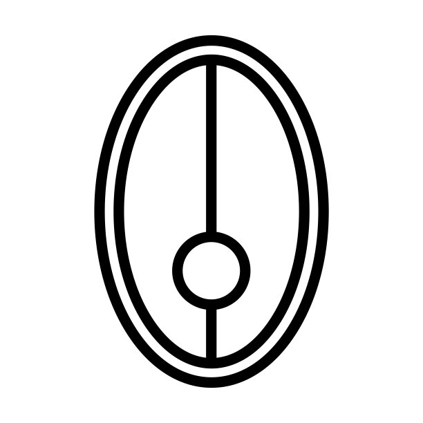 十二生肖系列中的硝石图标。白色背景上孤立的细线性硝石、锌、知识轮廓图标。用于Web和移动设备的线条矢量硝石标志、符号。图片下载