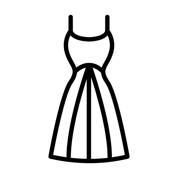 黑色和白色的图标从时装系列。薄线性黑白，业务，按钮轮廓图标孤立在白色背景。直线矢量黑白符号，网页和移动符号。图片下载