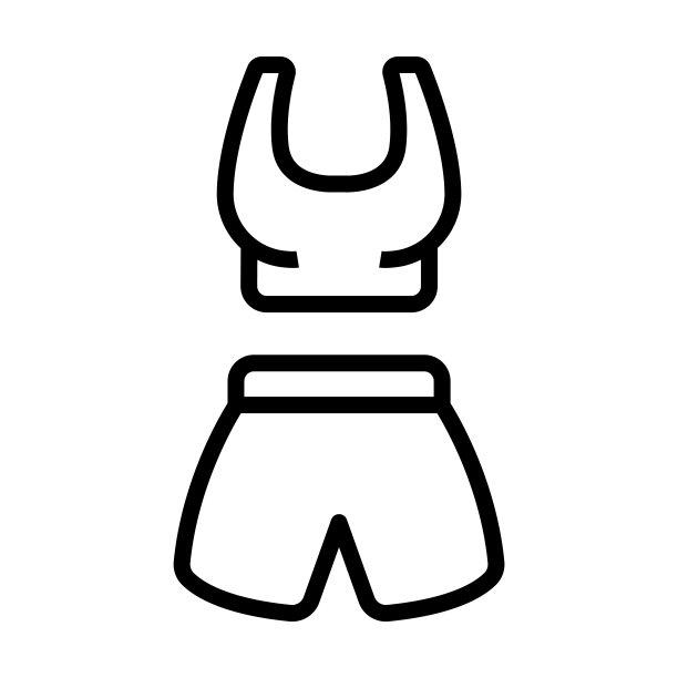 来自时尚系列的健身服图标。瘦线性健身房衣服，健身，健身房轮廓图标孤立在白色背景。线向量健身房服装标志，网络和移动的符号。图片下载