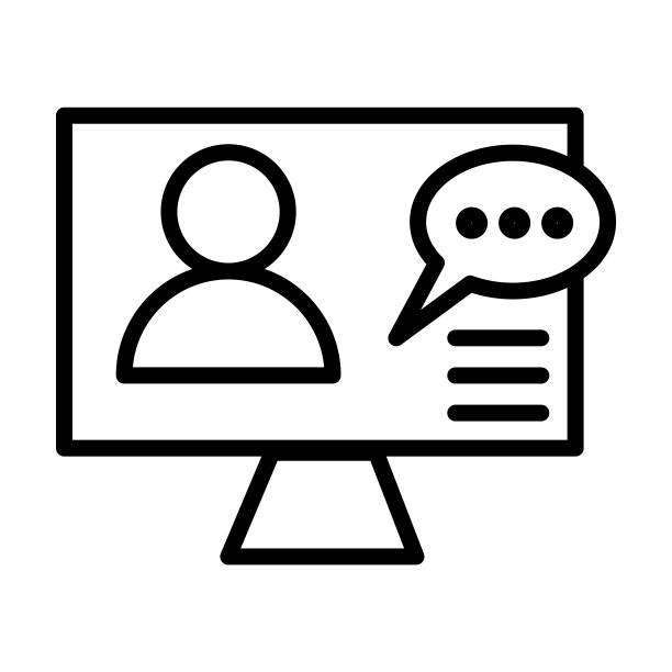 在线培训图标从e学习和教育收藏。瘦线性在线培训，培训，教育大纲图标孤立在白色背景上。线向量在线训练符号，符号为。图片下载