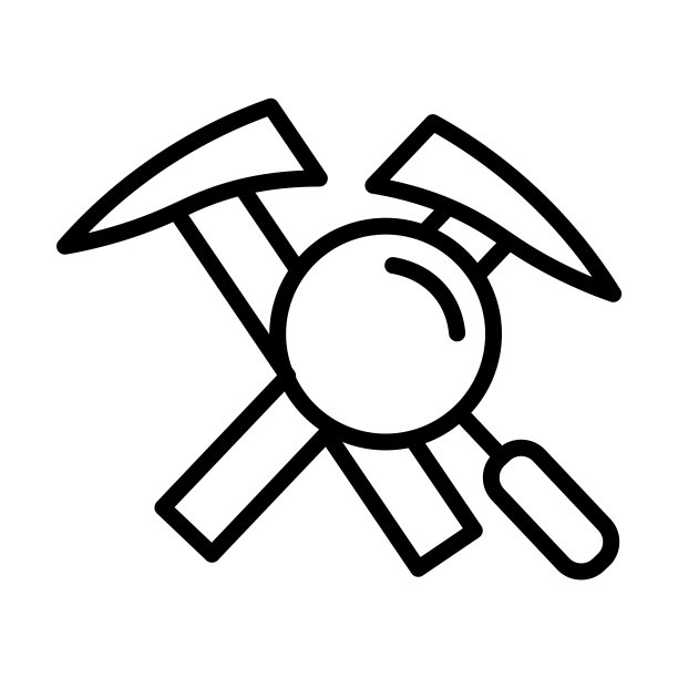 地理图标从e学习和教育收集。细线性地质、地球、工业轮廓图标孤立在白色背景上。线矢量地质符号，网络和移动符号。图片下载