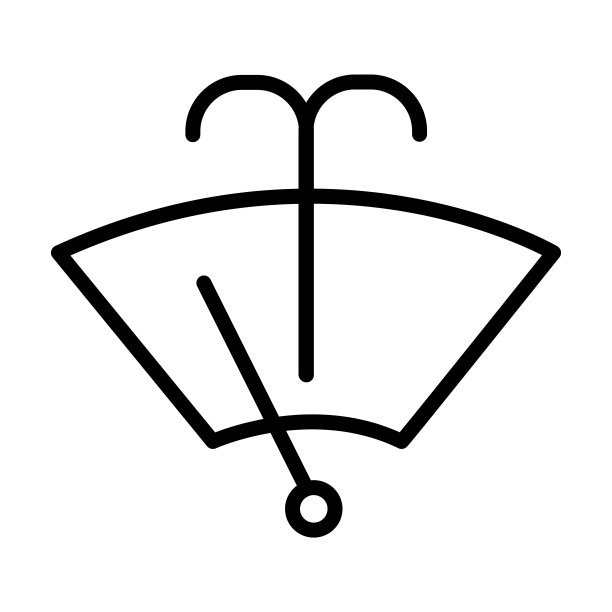 挡风玻璃垫圈图标从形状收集。薄线性挡风玻璃垫圈，垫圈，清洁轮廓图标孤立在白色背景。线矢量挡风玻璃清洗机标志，符号为网页和移动。图片下载