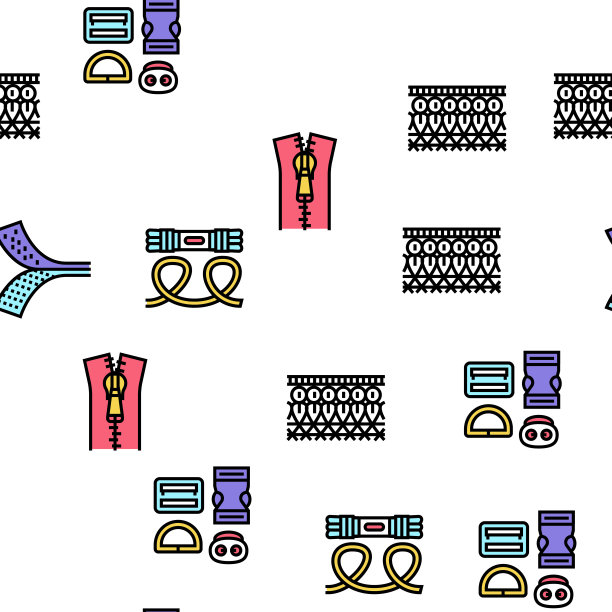 布帘店销售矢量无缝图案图片下载