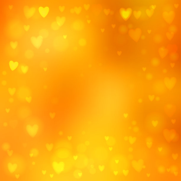 抽象心形灯光背景图片下载