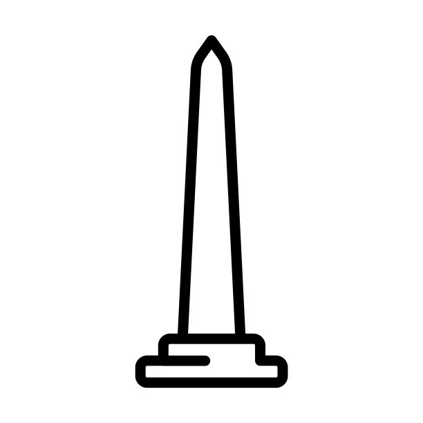 国家商场的图标从纪念碑收藏。薄线性国家商场，国家，商场轮廓图标孤立在白色背景上。线矢量国家商场标志，网络和移动符号。图片下载