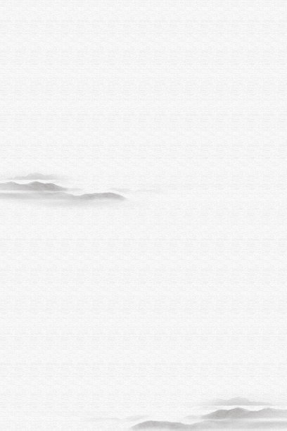 水墨山水灰色亚麻质感背景图图片下载