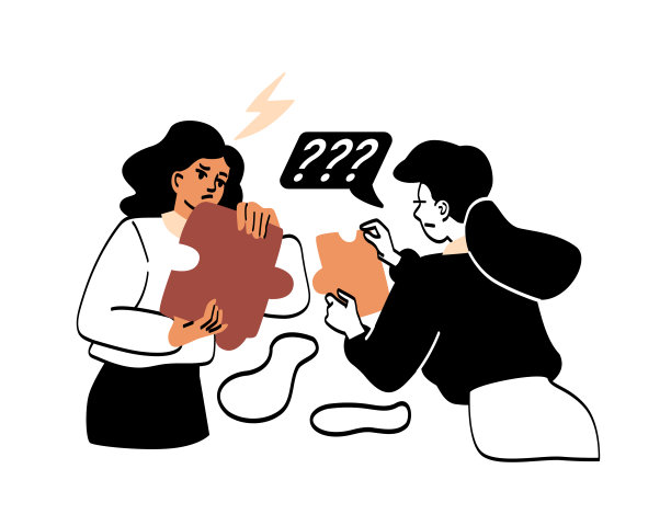 失败或成功的团队抽象概念图片下载