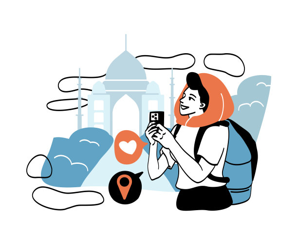 人们旅行的概念图片下载