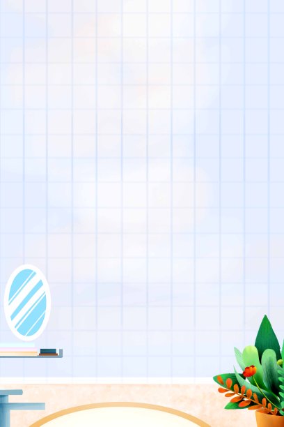 小清新格子花盆背景图图片下载