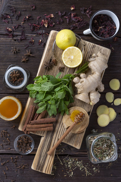 中药产品及果实图片下载