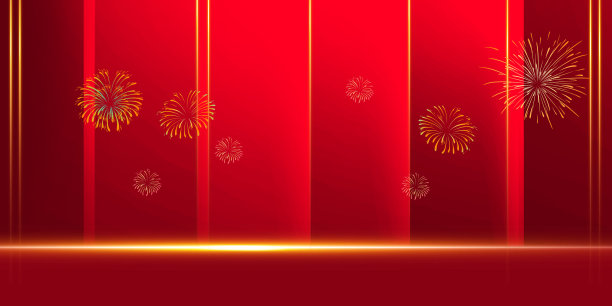 红色条纹褶皱纹理烟花背景图图片下载