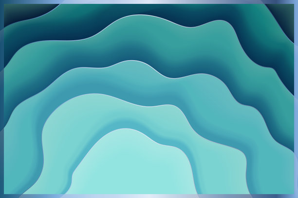 带波浪的海洋背景图片下载