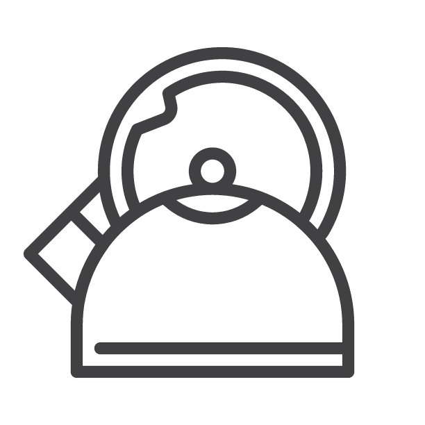 茶壶水壶线条图标图片下载