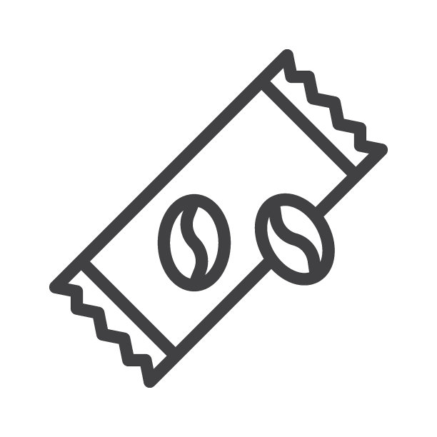 咖啡香袋线图标图片下载