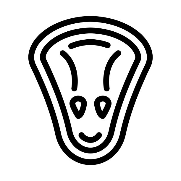 腹股沟保护绷带线图标矢量插图图片下载