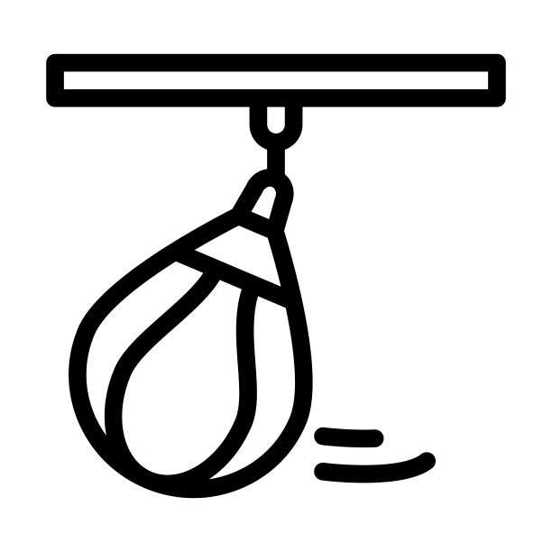 梨练习线图标矢量插图图片下载