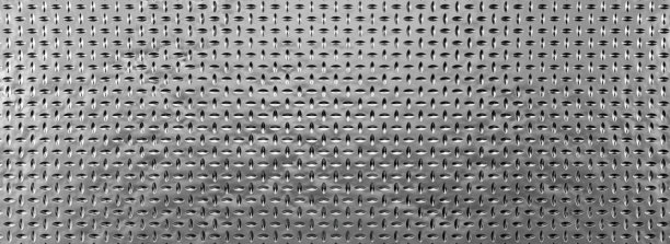 工业金属板, 3D渲染，3D插图。图片下载