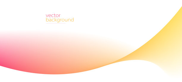 流动的颜色曲线形状与软梯度矢量抽象背景，放松和宁静的艺术，轻松和宁静的图像。图片下载
