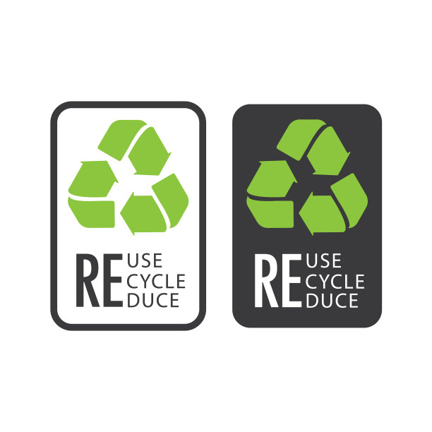 回收，再利用，减少，标签，贴纸，礼仪。图片下载