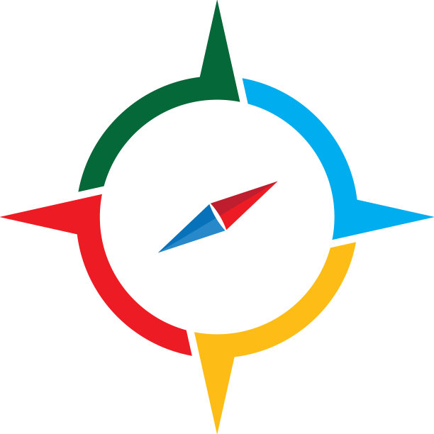 罗盘标识模板图片下载