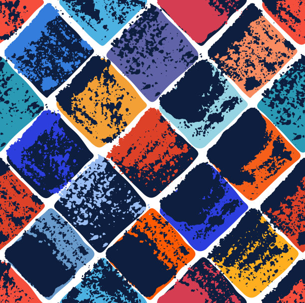 年代久远的无缝瓷砖设计陈旧的grunge纹理图片下载