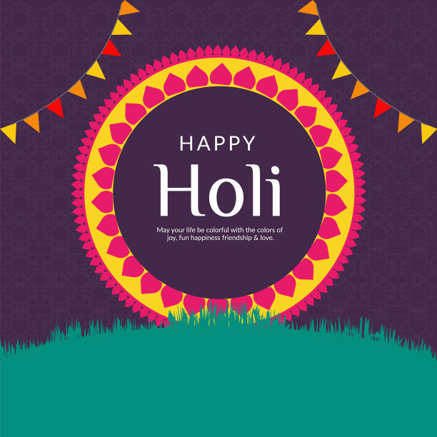 胡里节横幅设计快乐图片下载