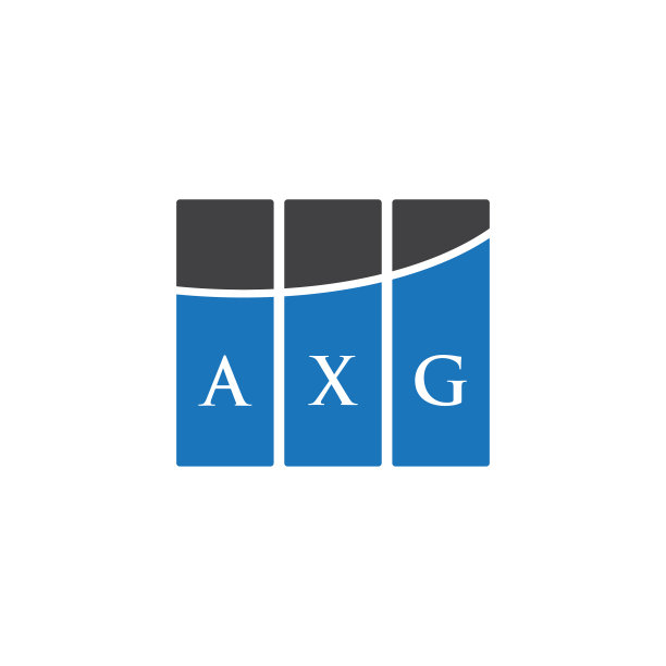 AXG黑色背景字母标志设计图片下载
