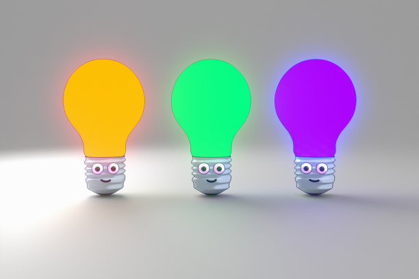 可爱的灯泡图片下载