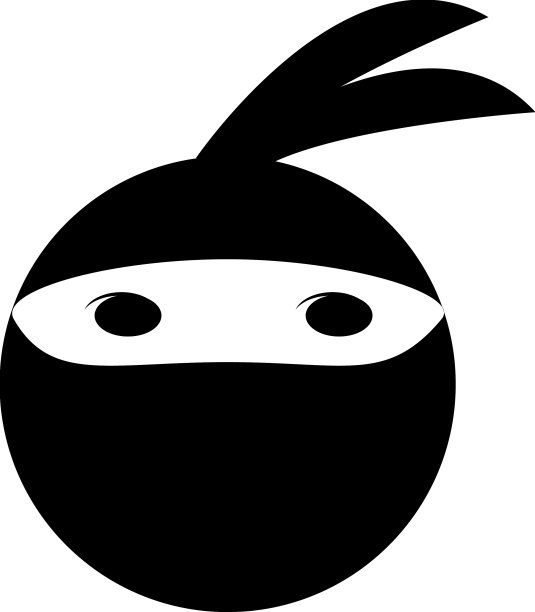 忍者的脸标志图片下载