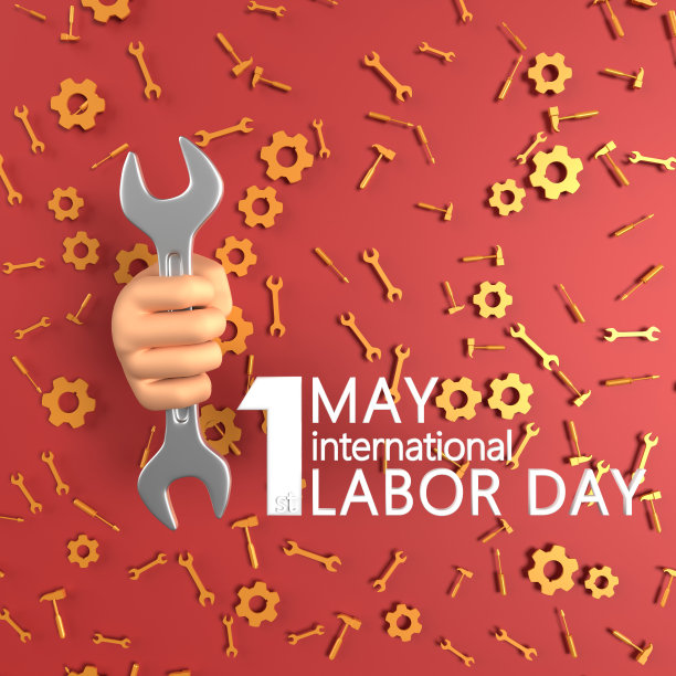 五一国际劳动节海报模板设计图片下载