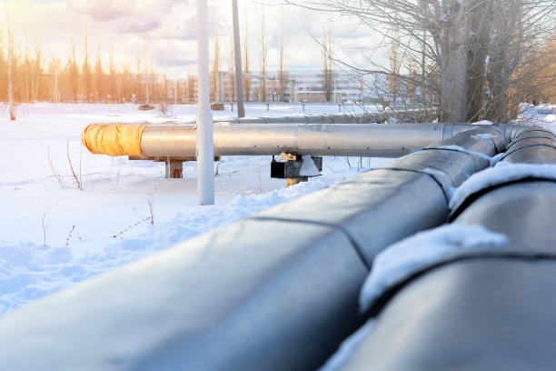 俄罗斯冬季集中供暖管道。有选择性的重点图片下载