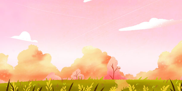 小清新秋天秋景背景图图片下载