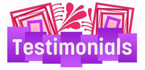 奖状粉红色紫色条纹方形边框设计元素顶部图片下载