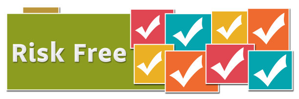 无风险各种颜色的盒子与标记符号图片下载