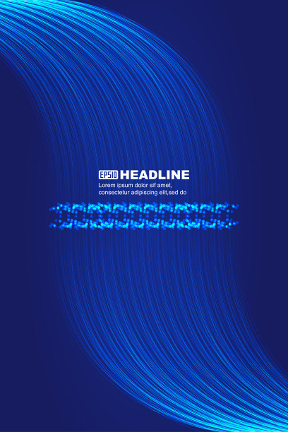 蓝色技术粒子线互联网技术大数据纹理背景图片下载