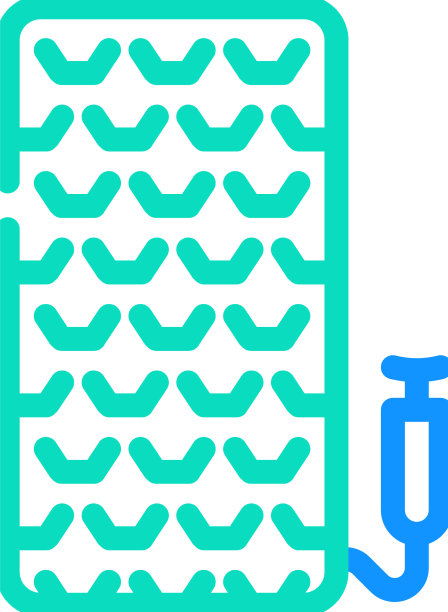 充气床垫颜色图标图片下载