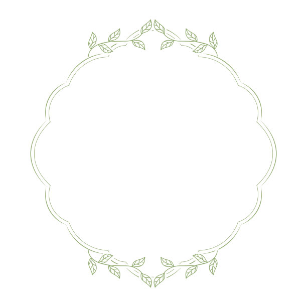 绿叶框架图片下载