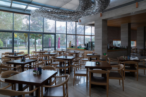 餐厅内部，酒店的一部分图片下载