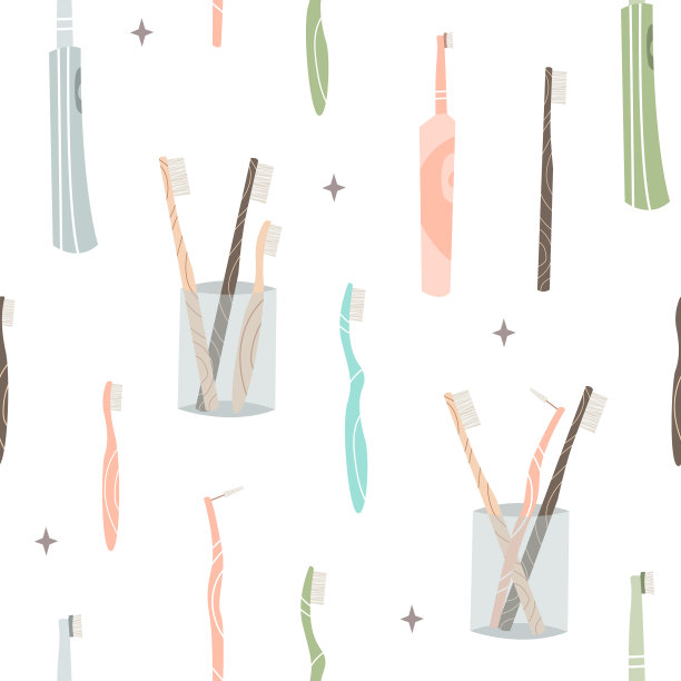 口腔保健和牙齿清洁工具图片下载