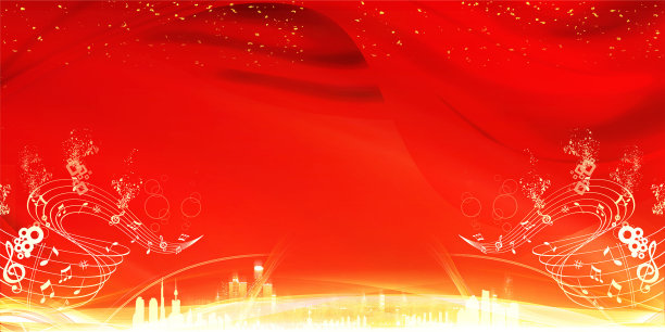 红绸音乐梦海报背景图片下载