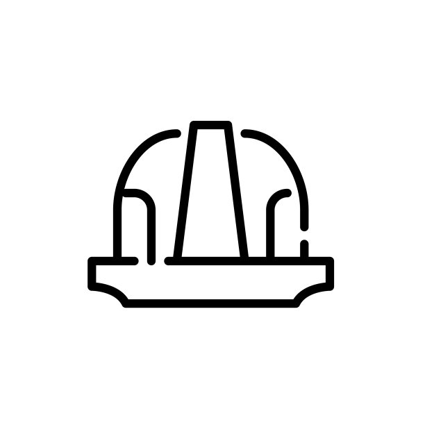 建筑安全帽。安全警告。像素完美，可编辑的描边图标图片下载