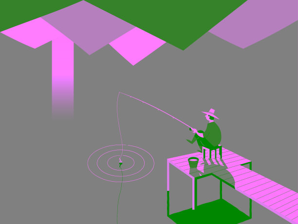 渔夫在码头图片下载