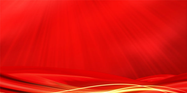 金色线条光照红色背景图片下载