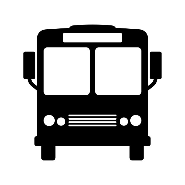 公交图标。校车图标。图片下载