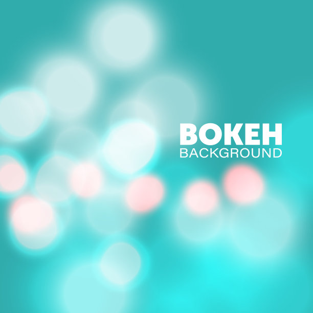 闪亮散景灯光模糊抽象背景向量图片下载