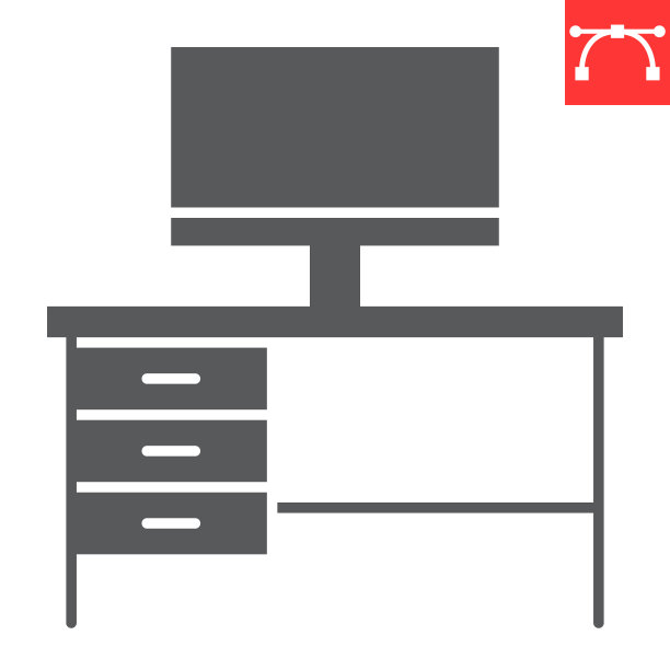 桌面电脑字形图标图片下载