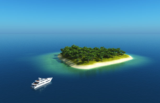 心在大海里。图片下载