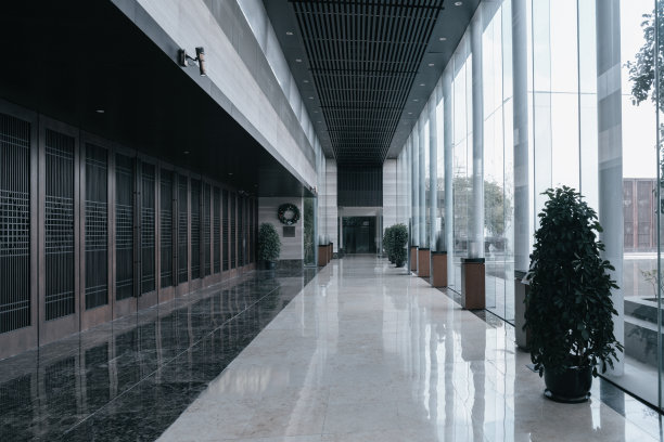 豪华酒店走廊内部图片下载